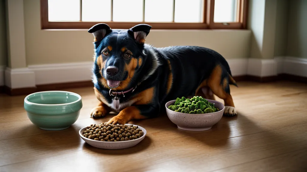 Nahaufnahme von hochwertigem Welpenfutter im Napf für die Hundegesundheit