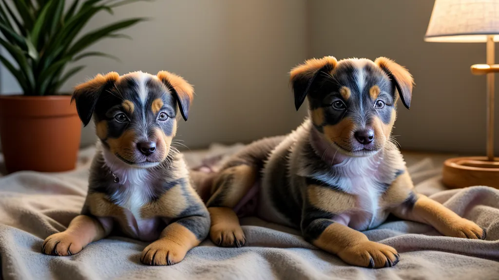 Welpe wird auf der Treppe getragen: sichere Handhaltung beim Treppensteigen mit Hund im Altbau
