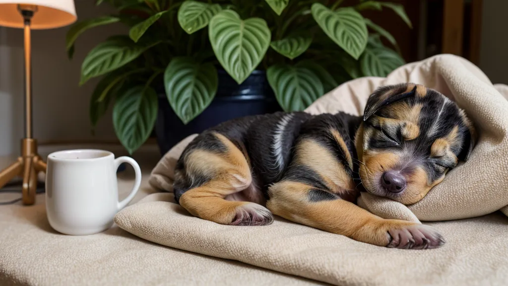 Schleppleine für den Welpen am Karl-Heine-Kanal in Plagwitz als Teil der Studenten-Hund-Ausstattung